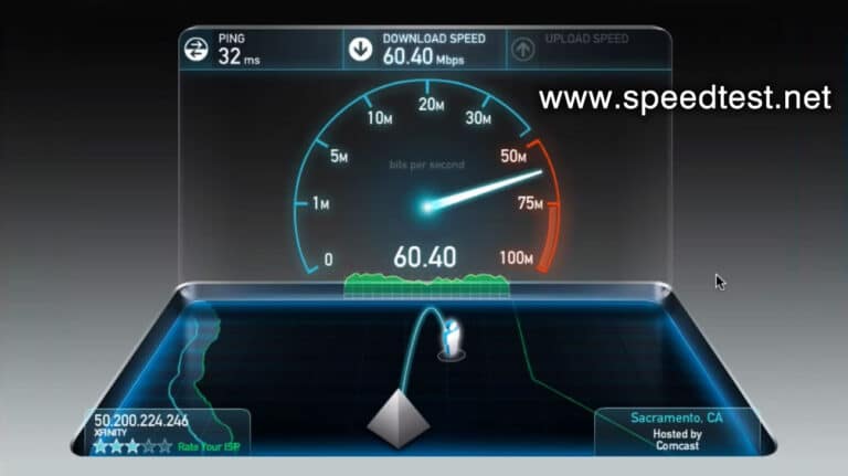 speed test image