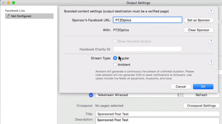 Secondary Display Live Output thumbnail