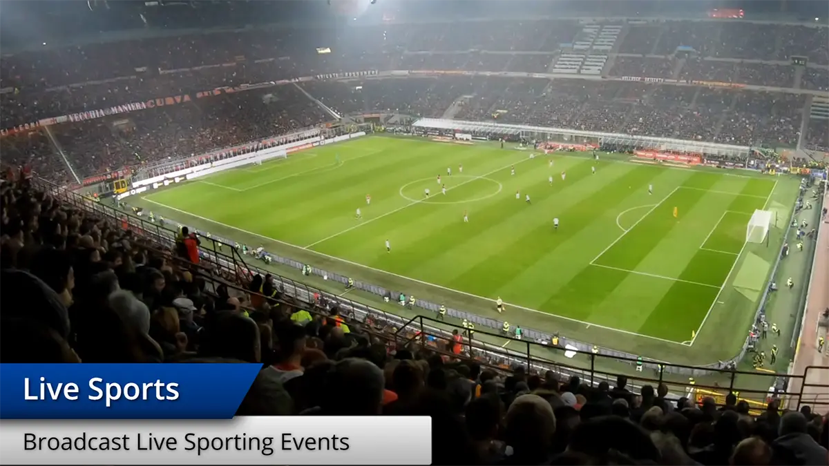 Wirecast sports and school live streaming