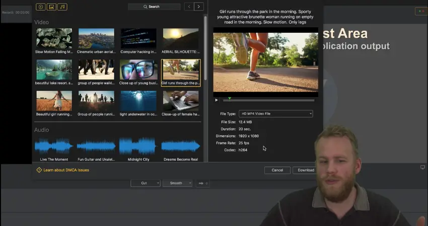 Wirecast Stock Media Library