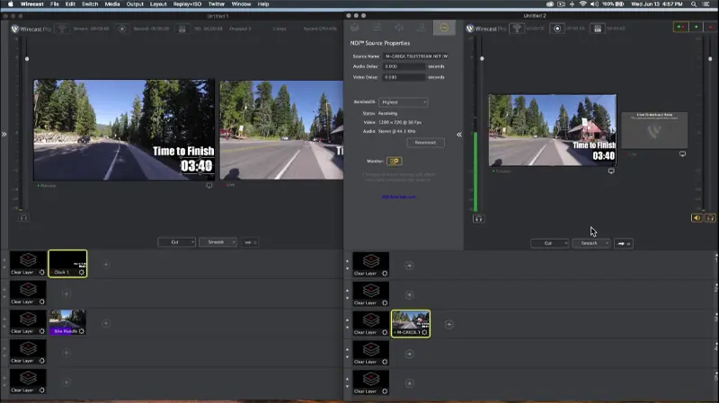 NDI Network Sources in Wirecast